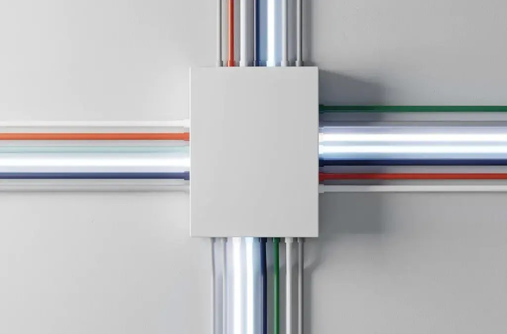 Infografik zur Funktionsweise und Vorteilen von Smart Metern in der Elektroinstallation