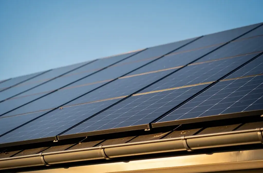 Optimaler Neigungswinkel für Solarmodule bei Südausrichtung zwischen 30 und 35 Grad