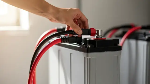 Diagramm, das Spannung und Stromstärke in Batteriespeichern veranschaulicht