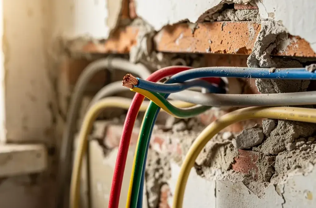 Farben von Stromleitungen im Altbau für sichere Elektroinstallation erkennen