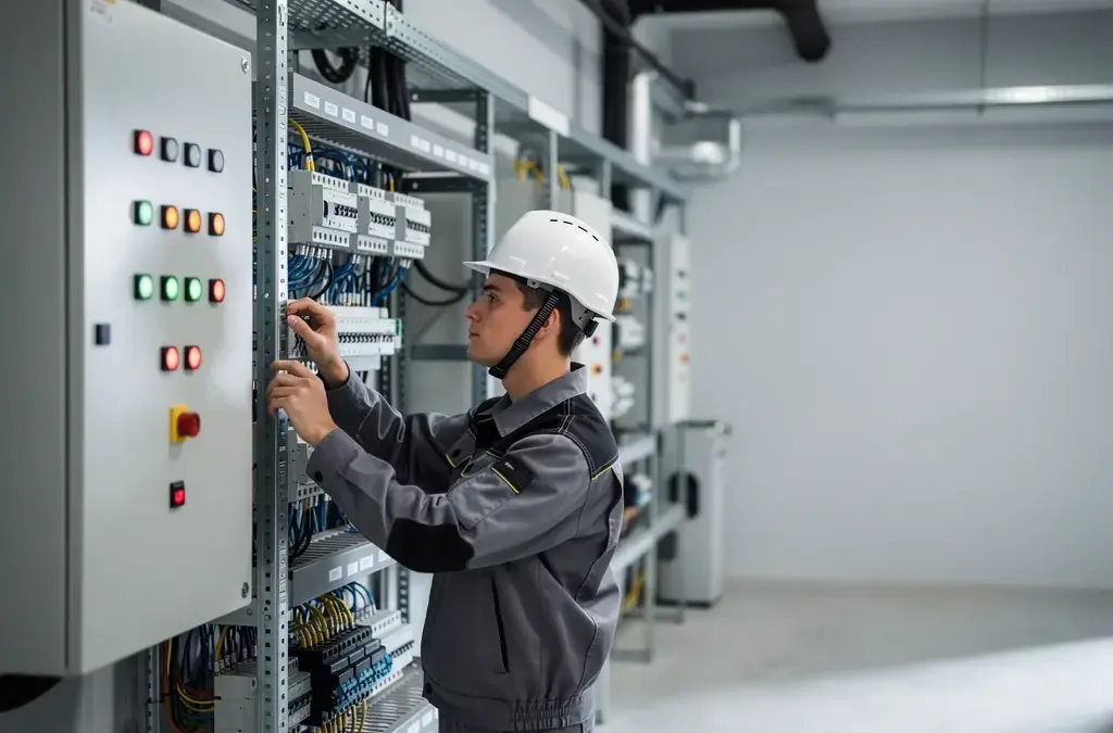Beitragsbild zum Thema TGA Elektrotechnik in der Gebäudetechnik verstehen