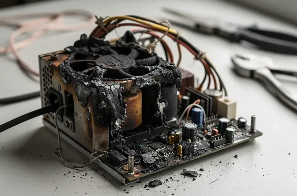 Überspannungsschutz schützt elektrische Geräte vor Schäden durch Spannungsspitzen