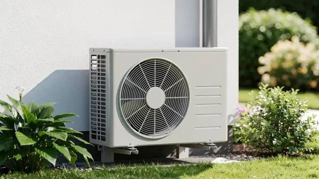 Wärmepumpe mit elektrischem Anschluss zur effizienten Heizungsnutzung im Wohnbereich
