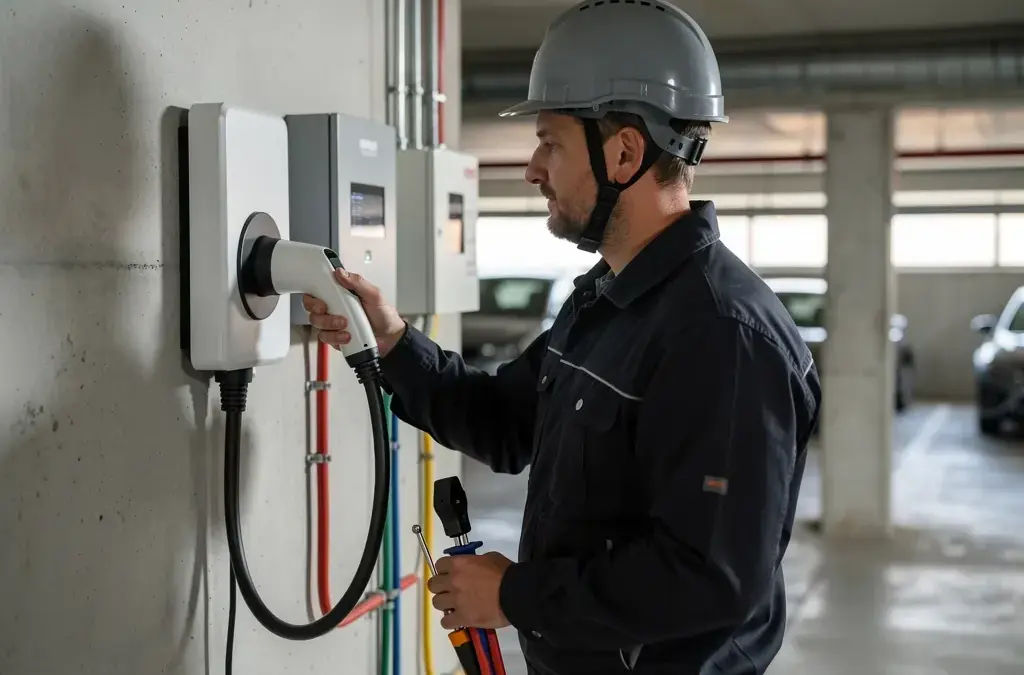 Wallbox-Anschluss im Mehrfamilienhaus einfach erklärt für die Elektrotechnik