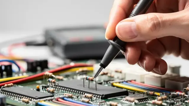 Diagramm zur Berechnung des elektrischen Widerstands in Schaltkreisen für Elektrotechniker