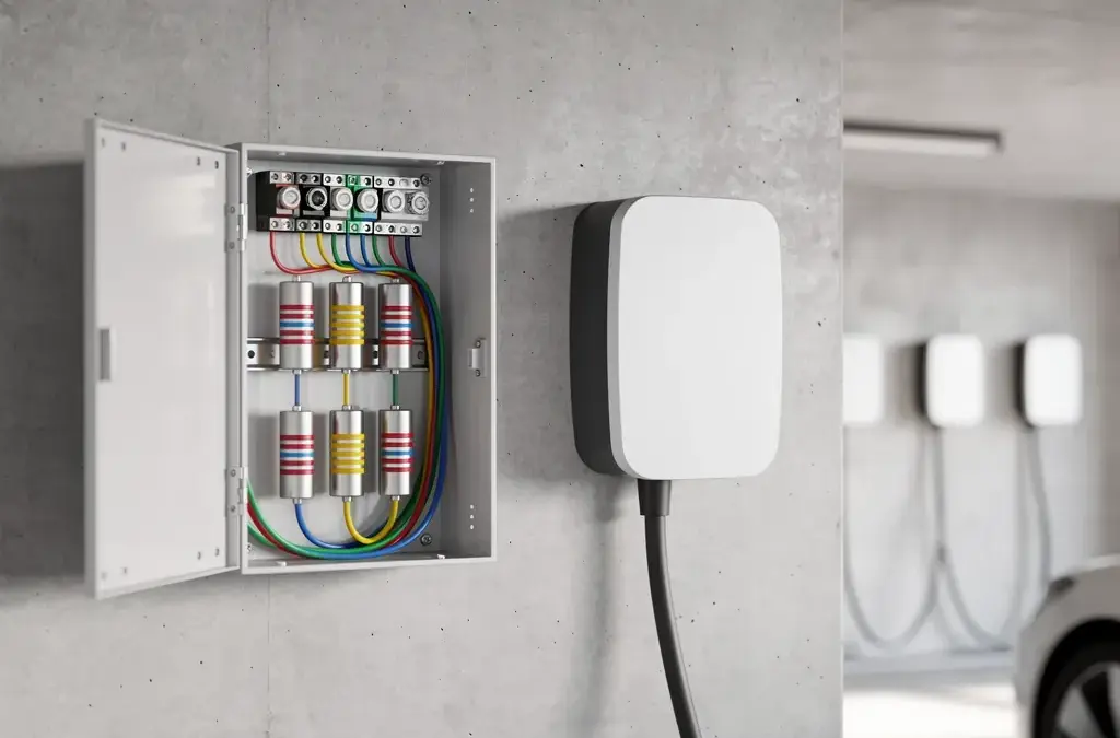Widerstand in elektrischen Anlagen für effizientes Laden von Wallboxen im Mehrfamilienhaus
