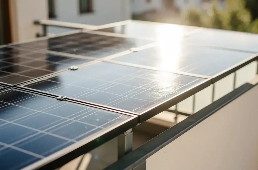Wirkungsgrad Balkonkraftwerk maximieren durch optimale Ausrichtung und Moduleinstellungen