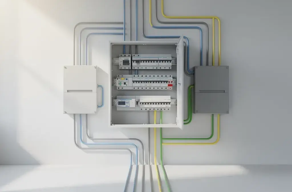 Zählerschrank Aufbau und essentielle Komponenten für sichere Elektroinstallationen